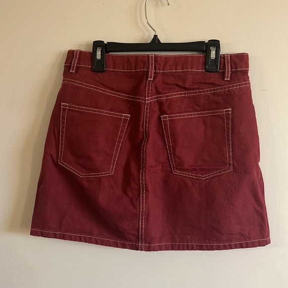 Red Denim Skirt. H&M, Divided Black Collection - Picture 3 of 3